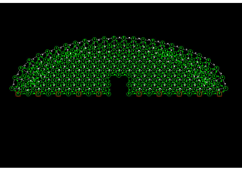 张家港锡林浩特91跨，1000米长干煤棚网架设计